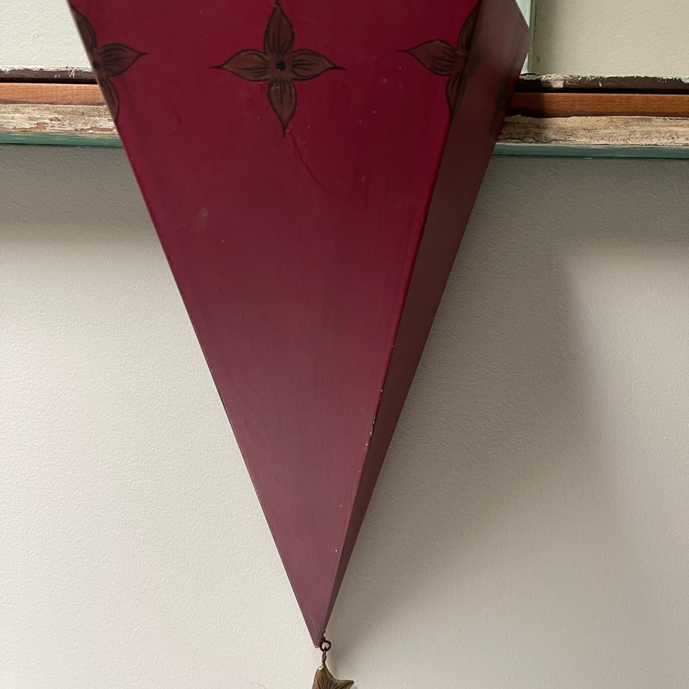 Southern living set of two burgundy wall sconces